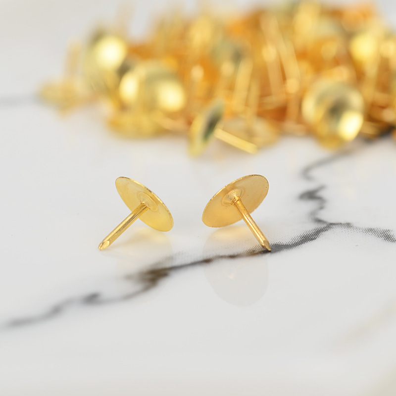 Golden pushpin professional production pushpin metal pushpin anti-gold pushpin office stationery bulk wholesale curtain nail round