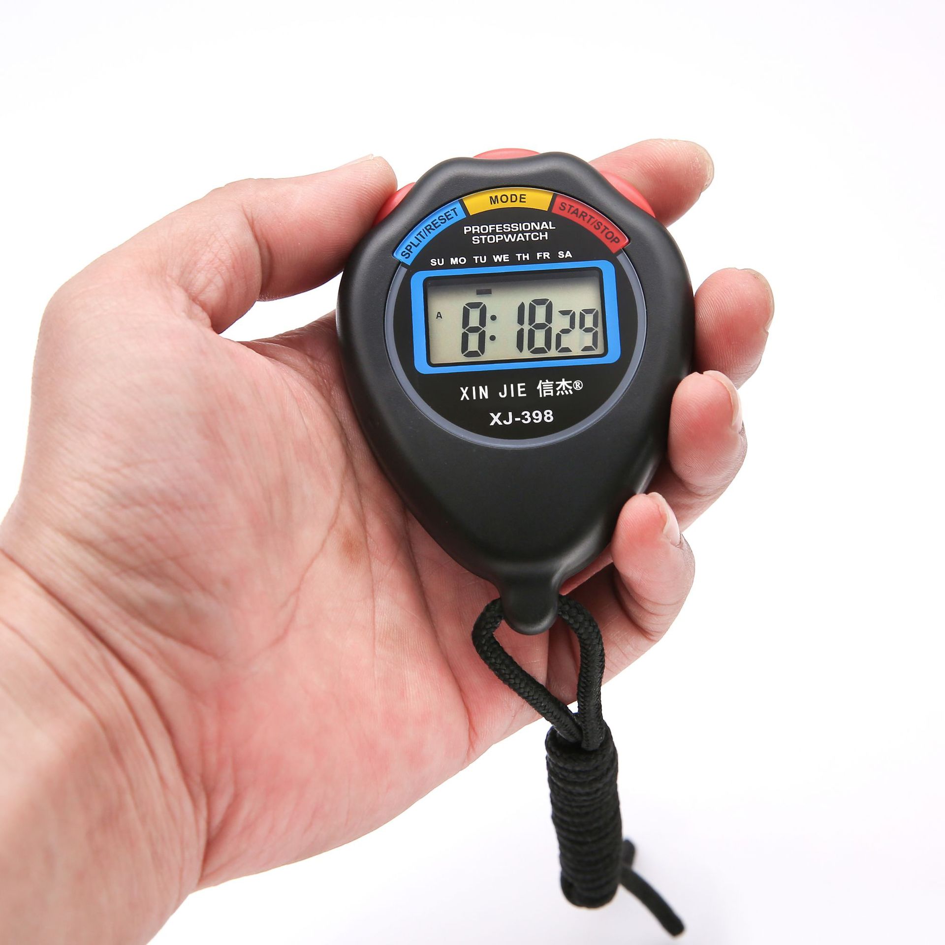 New multi-functional electronic sports stopwatch fitness running swimming timer competition referee timer wholesale