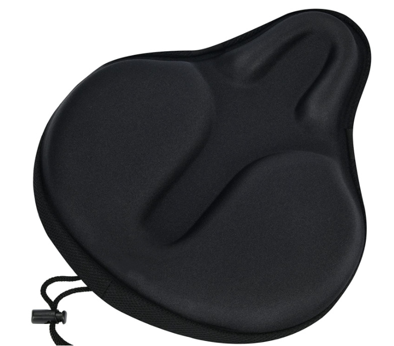 Bicycle Thickened and Widened Mountain Bike Seat Cover Soft Road Bike Silicone Seat Cushion Cover Exercise Bike Seat Cushion Cross-Border Export