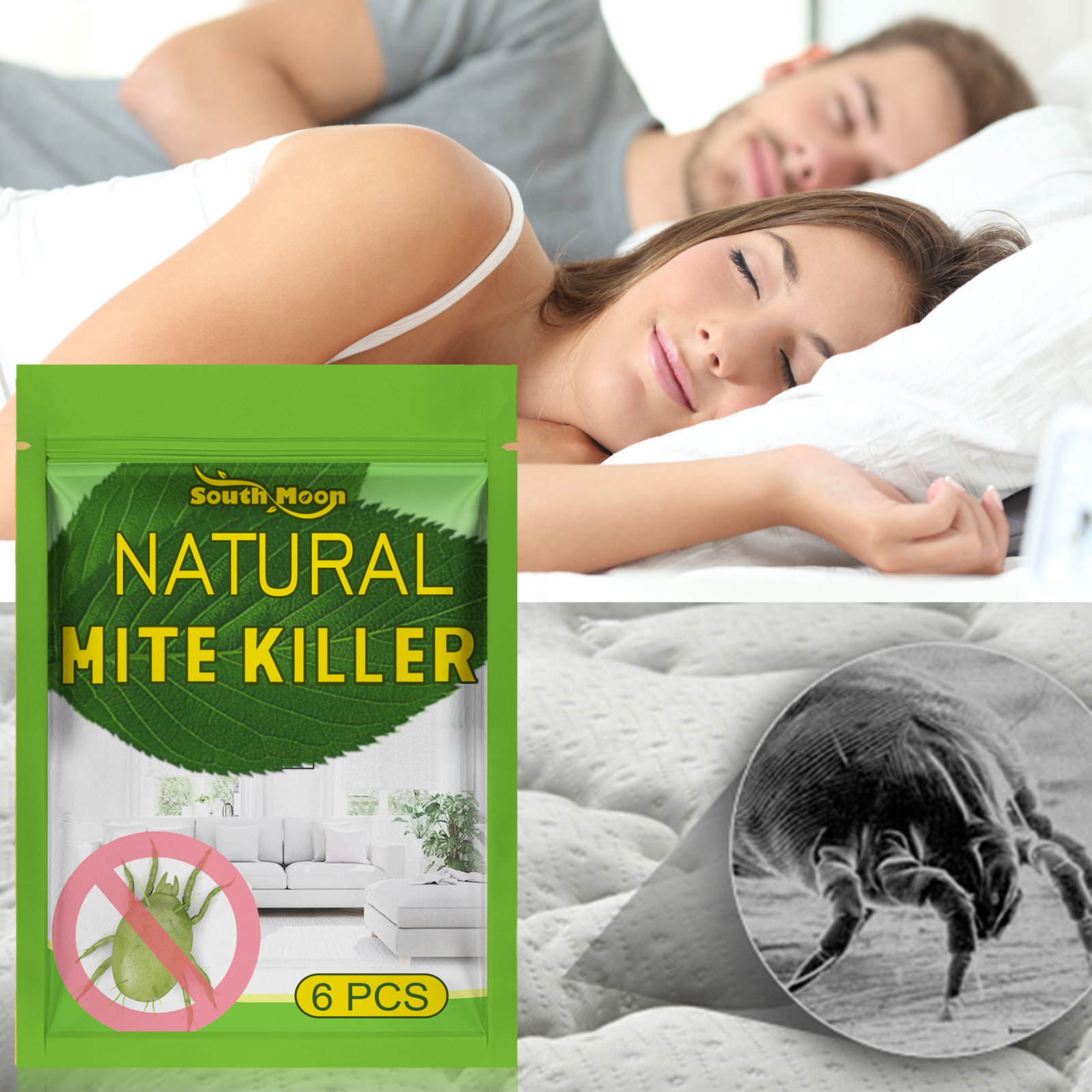 South Moon Mite Removal Agent Household Bed Clothes Plant Mite Removal Agent Mite Removal Bag