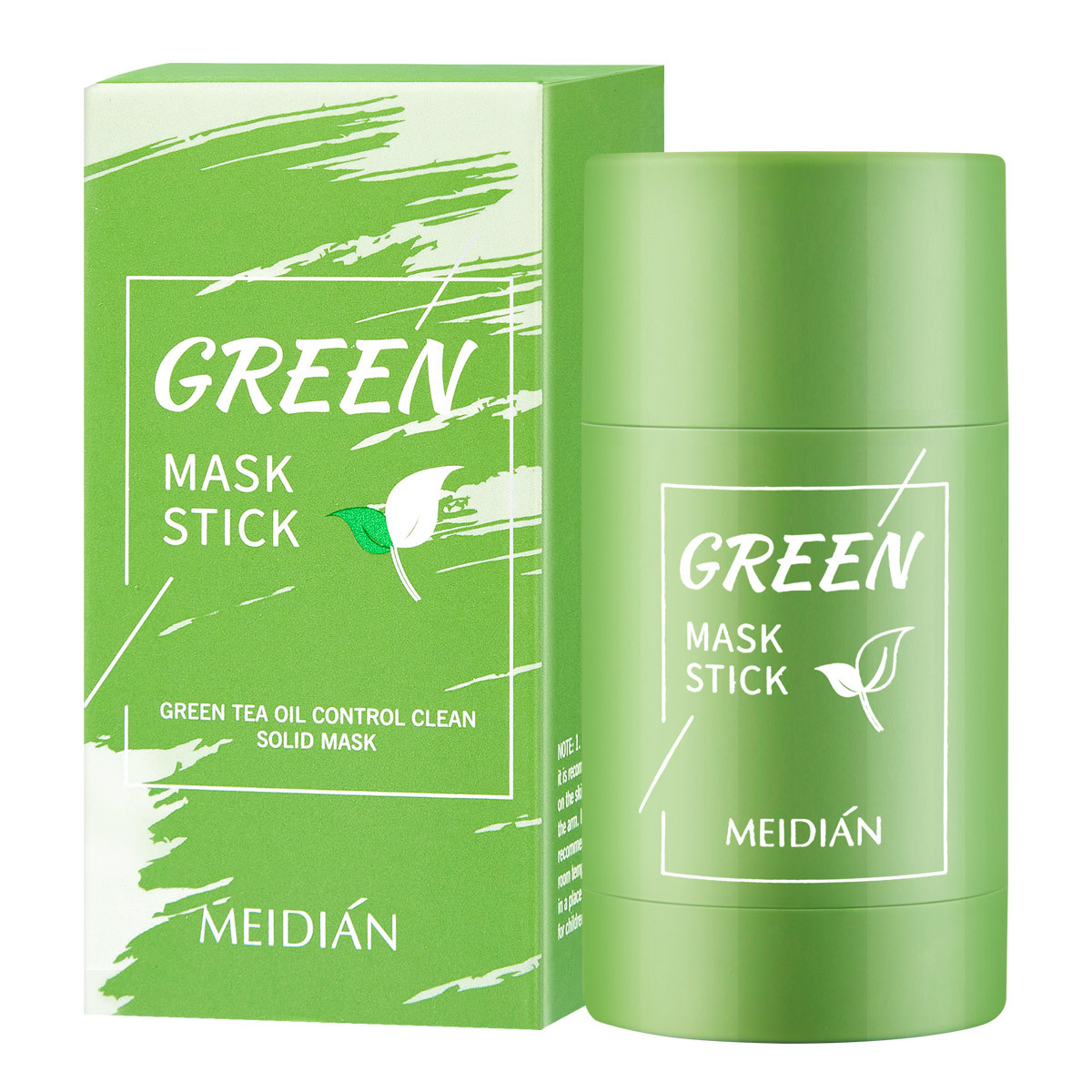 Meitian Cross-border Mud Film Green Tea Solid Mask Deep Cleaning and Hydrating Mud Film Shrinking Pore Coating Mud Film Stick