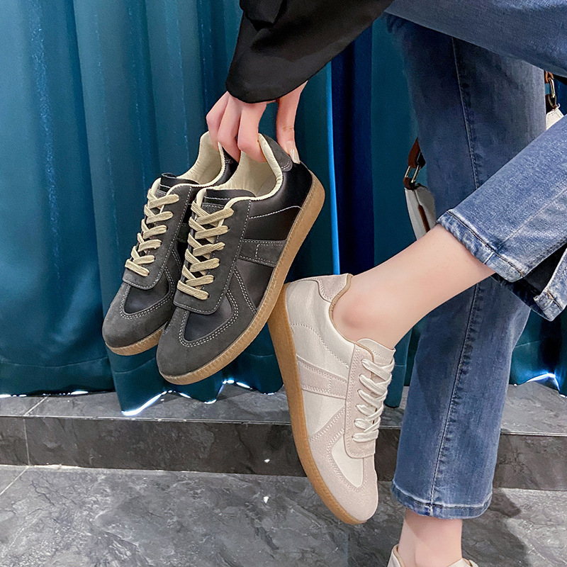 Dexun White Shoes for Women Couples 2025 Spring and Summer New Breathable Ins Trendy Running Casual Sneakers for Women Internet Celebrity D02