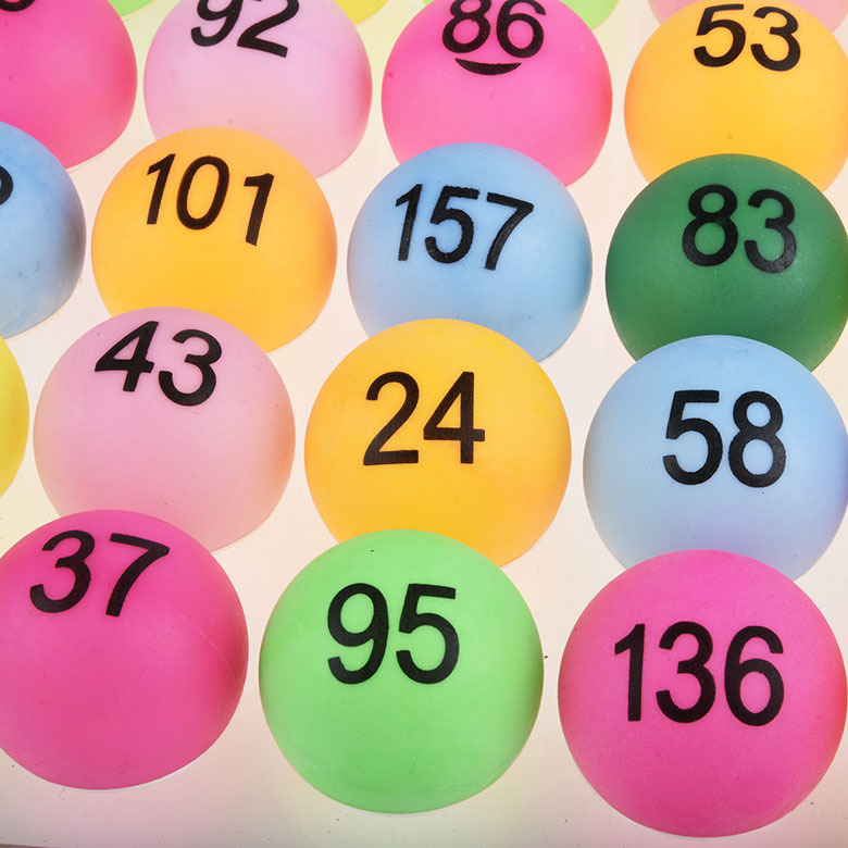 Lottery lottery digital ball number selection digital table tennis gambling entertainment ball tender room number ball 40mm
