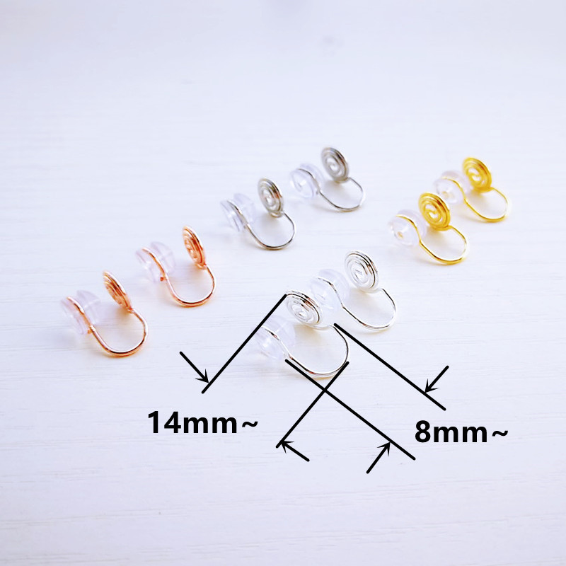 316 Stainless Steel Mosquito Incense Plate Universal Ear Clip Ear Stud Converter U Clip Lightweight Painless DIY Accessories