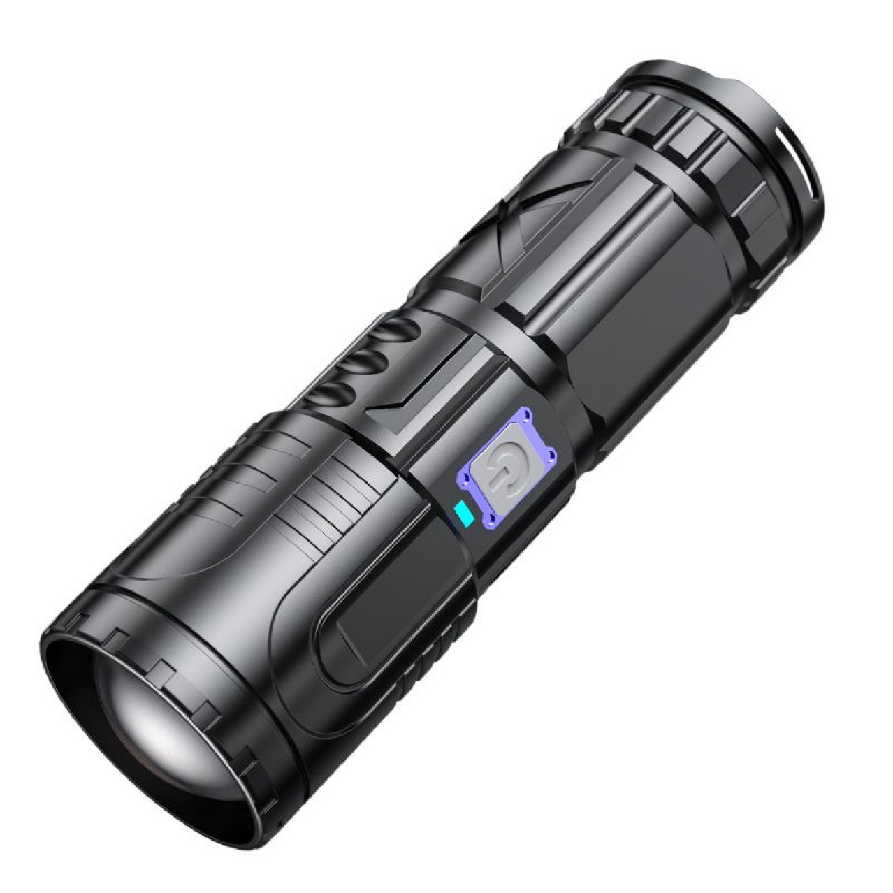 Super bright outdoor long-range laser flashlight multi-function light zoom high-power car light