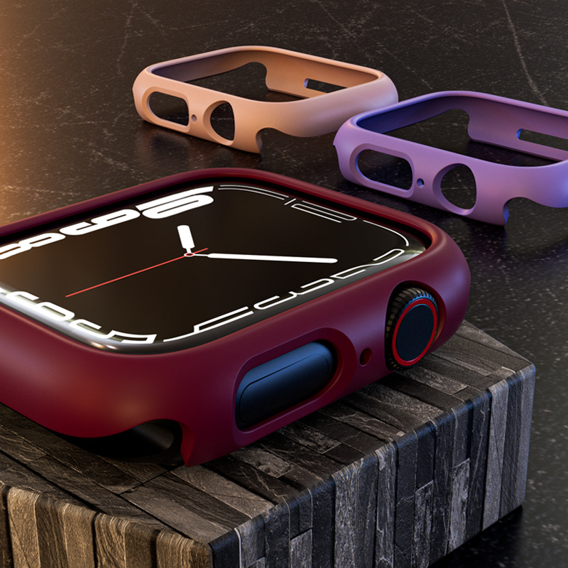 Suitable for Apple Watch Protective Case Iwatch10 Protective Case Apple Watch789Pc Cut Out Watch Case