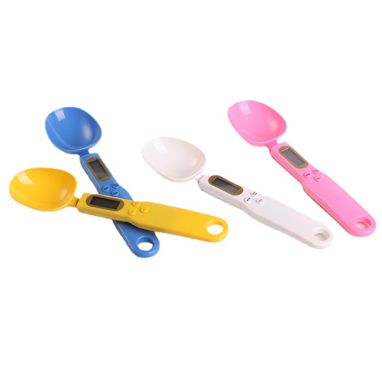 Manufacturer's White Spoon Scale, Accurate 500G/0.1G Electronic Measuring Spoon Scale for Home Kitchen Baking Ingredients Weight Measurement
