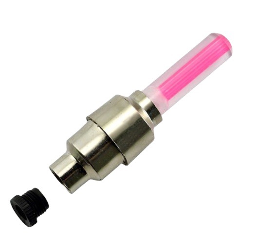 Monochrome bicycle Hot Wheel fluorescent rod gas nozzle lamp valve core lamp riding accessories color price