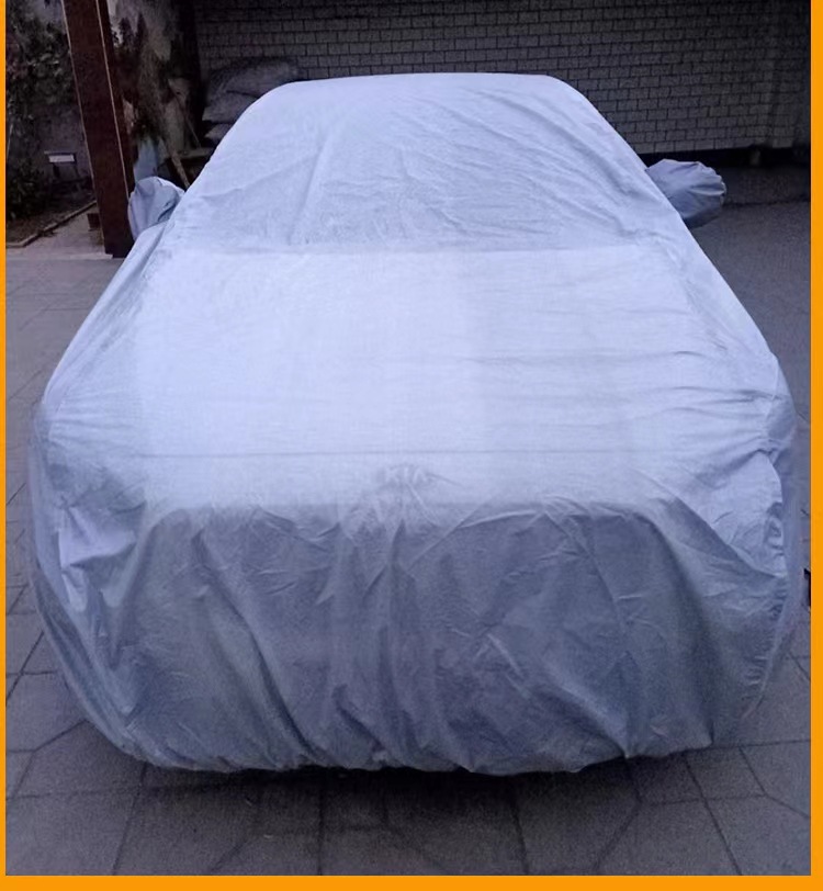 Factory Direct Supply Peva Single-Layer Car Cover for All Seasons, Rainproof, Sunproof, Scratchproof and Dustproof Car Cover