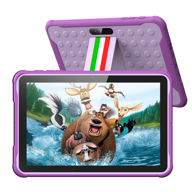 10.1-inch children's tablet computer with integrated anti-fall protective sleeve parents control support cross-border foreign trade