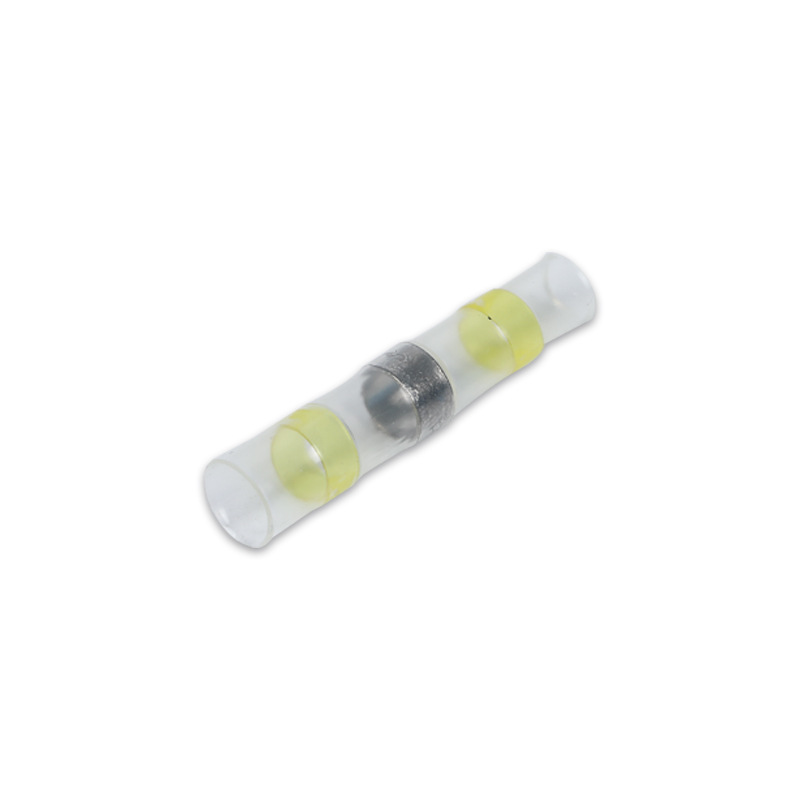 Wholesale Pressure-Free Waterproof Solder Ring Intermediate Tube Terminal Block Quick Wiring Heat Shrinkable Wire Butt Solder Terminal