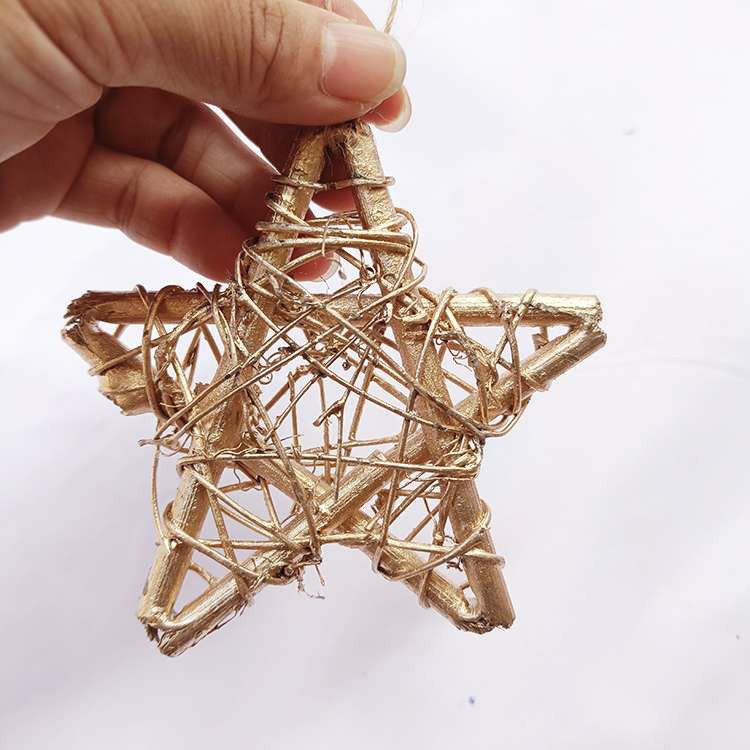 Natural earthen Fu rattan ring rattan Ring Christmas wreath eternal life wedding kindergarten handmade diy dried rattan decorative ring creation