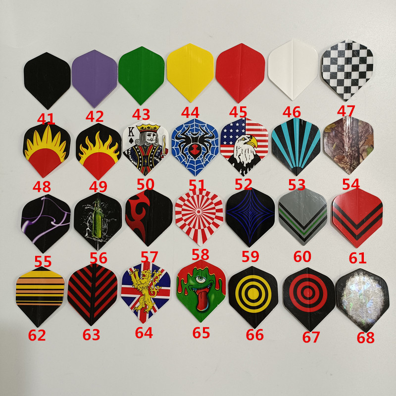 Spot PET dart Ye Fei dart feather accessories dart wing Chinese flag darts flight does not bubble or wrinkle