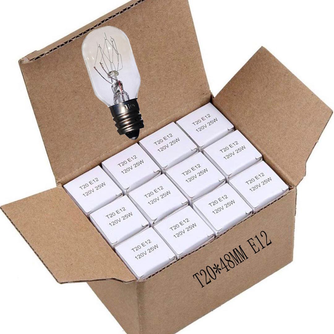 Supply of Salt Lamp Bulbs, Us Standard Bulbs, T20, E12, 120V, 120V15W, 120V25W Bulbs