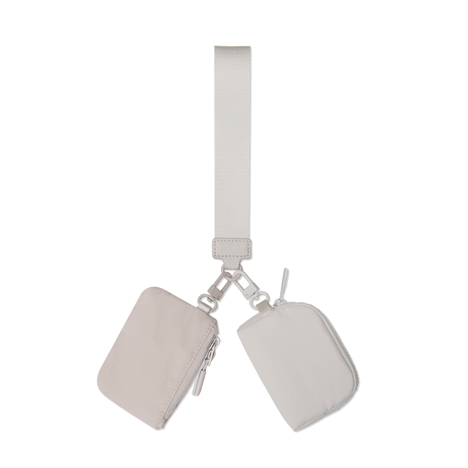 2025 New Lulu Same Style Wrist Bag Portable Lulu Card Bag Bank Card Mini Coin Cosmetics Bag Small Bag