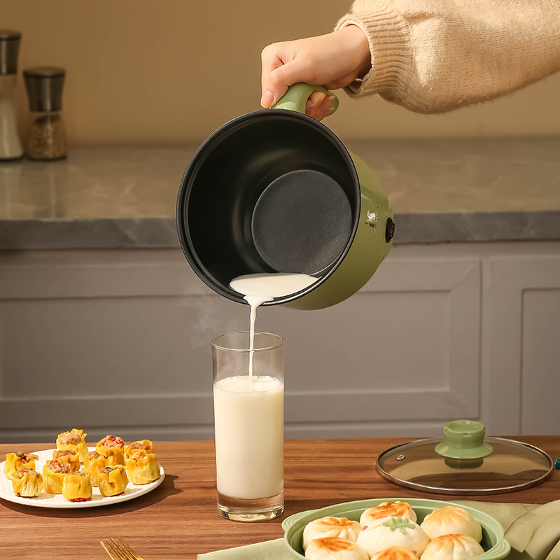 Multi-functional electric cooking pot electric hot pot electric cooking pot small electric pot student dormitory pot small pot mini non-stick pot steamer