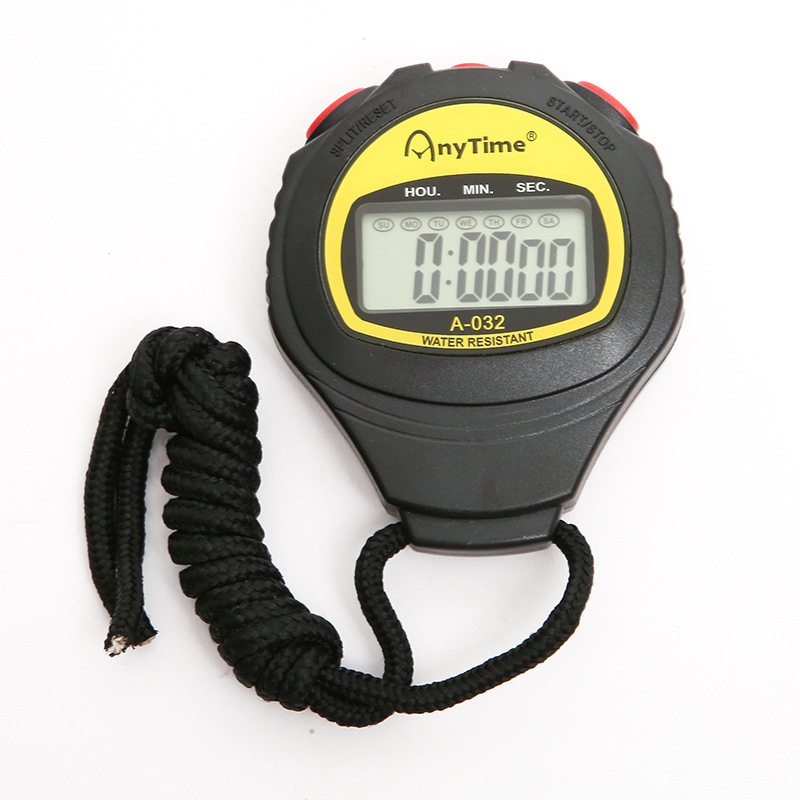 Multifunctional stopwatch sports fitness stopwatch timer student competition running track and field training referee stopwatch