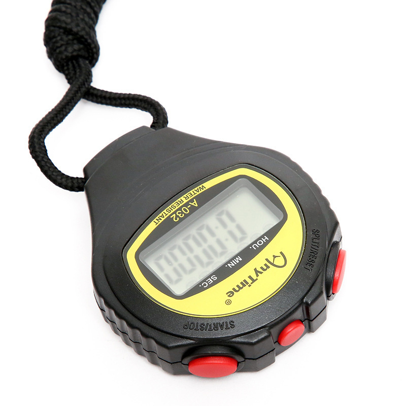 Multifunctional stopwatch sports fitness stopwatch timer student competition running track and field training referee stopwatch