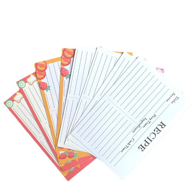 Recipe Recipe Card Food Ingredients Record Card 300Gfd63908338 Card Journal Strawberry Homemade