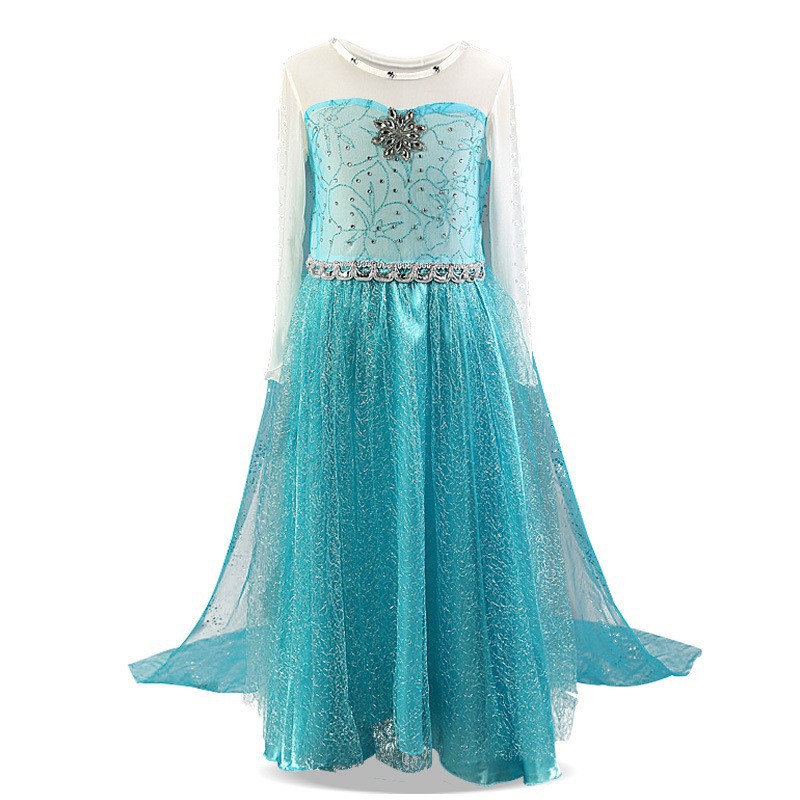 Frozen dress elsa elsa queen dress children's clothing girls' dress summer and autumn elsa princess dress