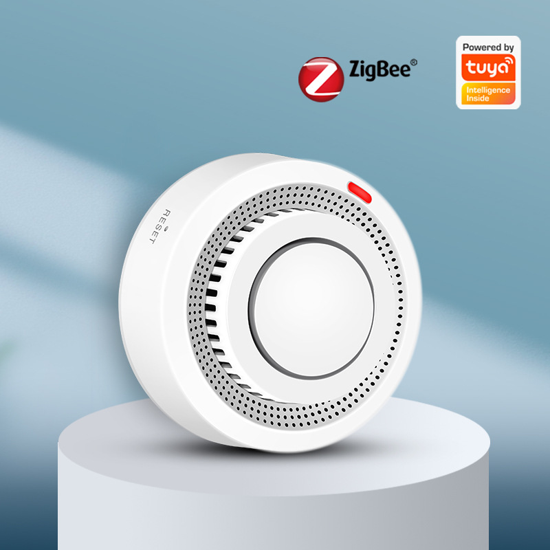 Tuya Smart Zigbee Smoke Detector Tuya Smoke Alarm Smoke Sensor Source Manufacturer