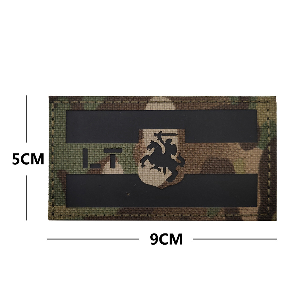 Haike Outdoor Spot Polo's Sea Three Kingdoms Ceramics Reflective Velcro Cloth Patch Various Flag Embroidered Cloth Patch