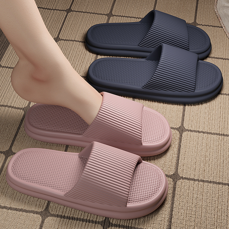 Non-Slip Soft-Soled Bathroom Slippers for Men, Summer Large Size Bathing Slippers, Women's Home Slippers, Men's Wholesale