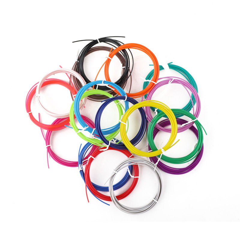High and low temperature multi-color 3D printing pen special consumables 3 meters 5 meters can be customized in stock wholesale wire