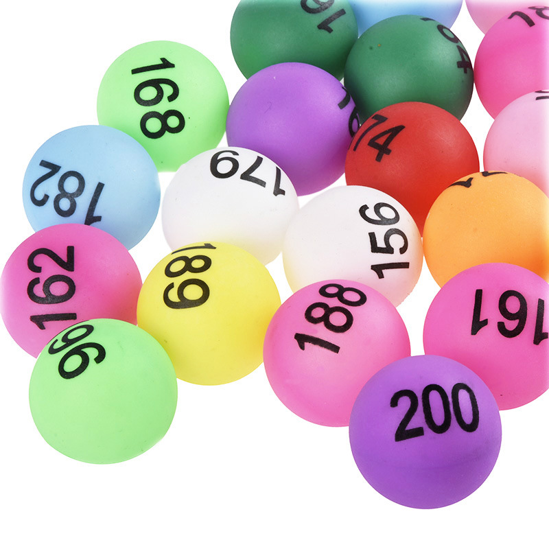 Lottery lottery digital ball number selection digital table tennis gambling entertainment ball tender room number ball 40mm