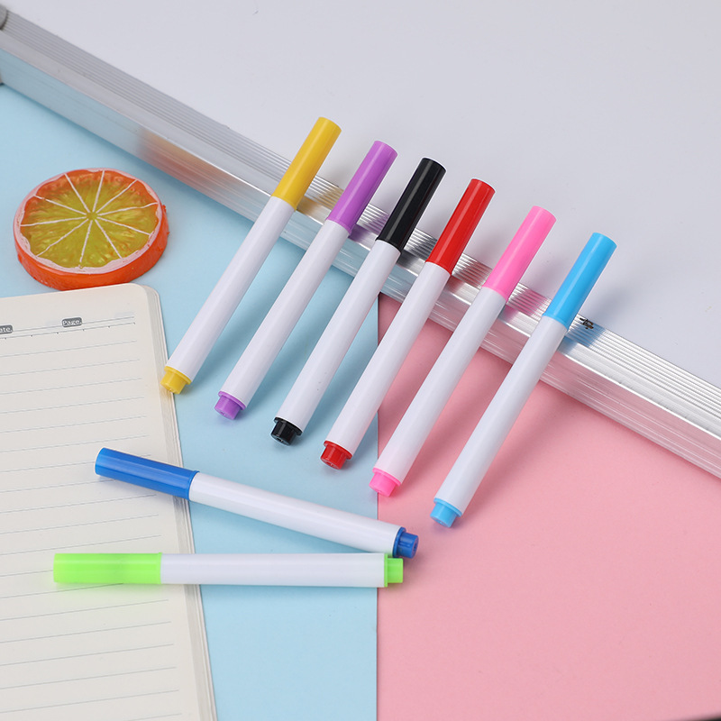 Water-based erasable color whiteboard pen children's student environmental protection brush multicolor factory direct printable LOGO