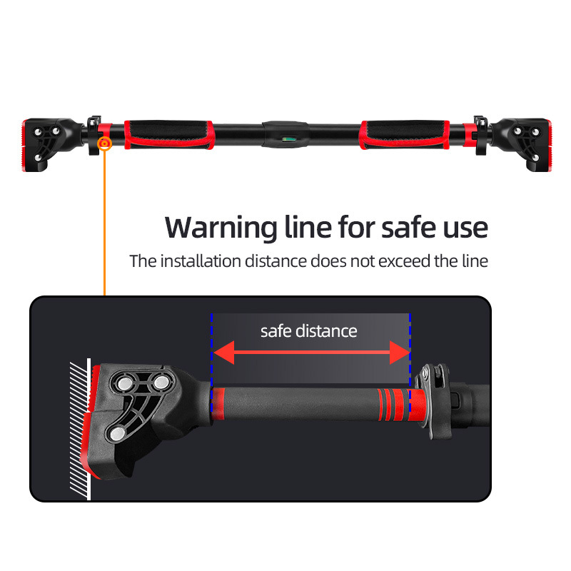 Indoor Horizontal Bar Pull-Up Device Home Punch-Free Adult Fitness Door Upper Wall Multi-Functional Family Horizontal Bar