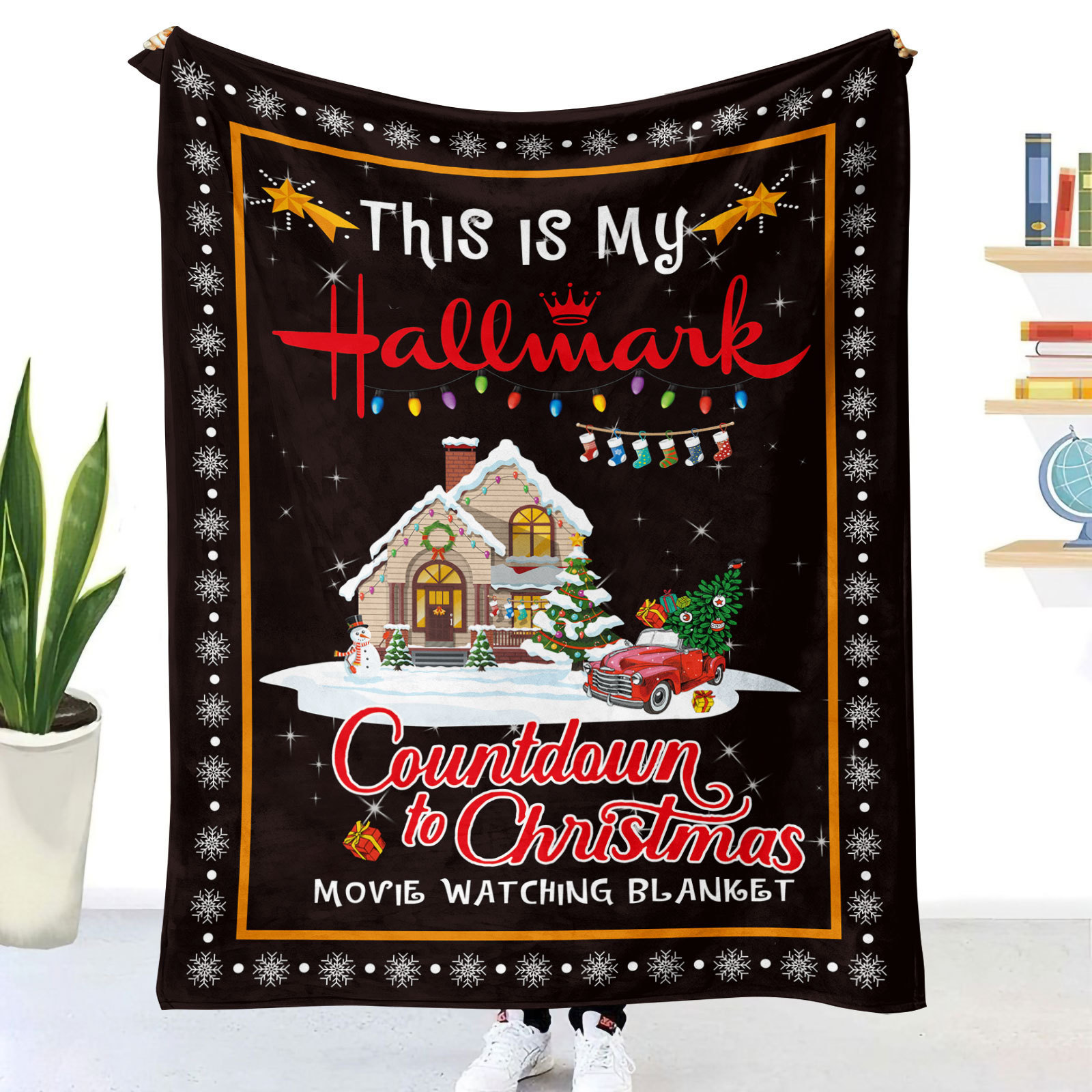 Wholesale thick flannel blanket thick warm office nap children wedding Christmas printing blanket