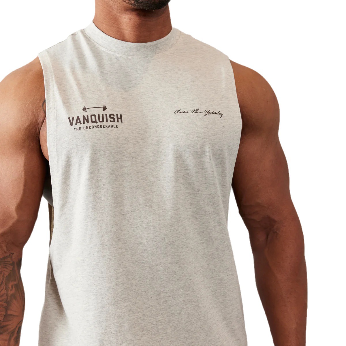 Muscle Fitness Brothers Summer New Fitness Vest Men's Outdoor Running Leisure Sports Fashion Brand Sleeveless T-shirt