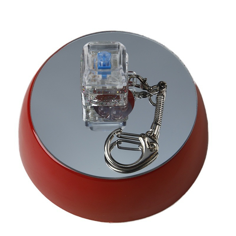 Candy color matching fully transparent acrylic base PC high transparent material pressing artifact Kaka sound crisp shaft tester