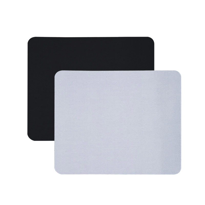 Pure Black White Mouse Pad Advertising Game Office Small Large Mouse Pad Color Screen Printing Blank Mouse Pad