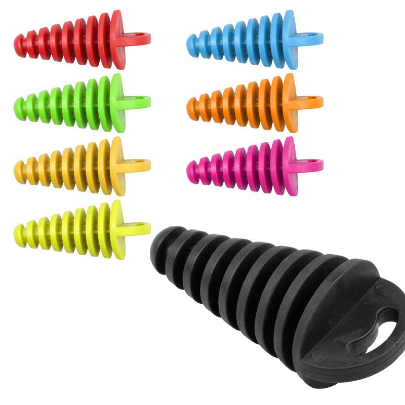 Off-road motorcycle modified exhaust pipe rubber plug small size off-road motorcycle muffler plug waterproof plug wholesale