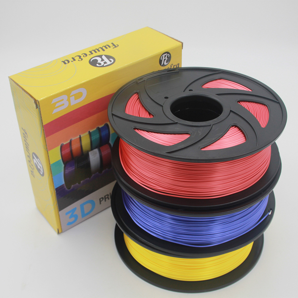 Manufacturers now supply high quality silk color PLA neat roll 3D printing consumables 1KG per roll in stock supply