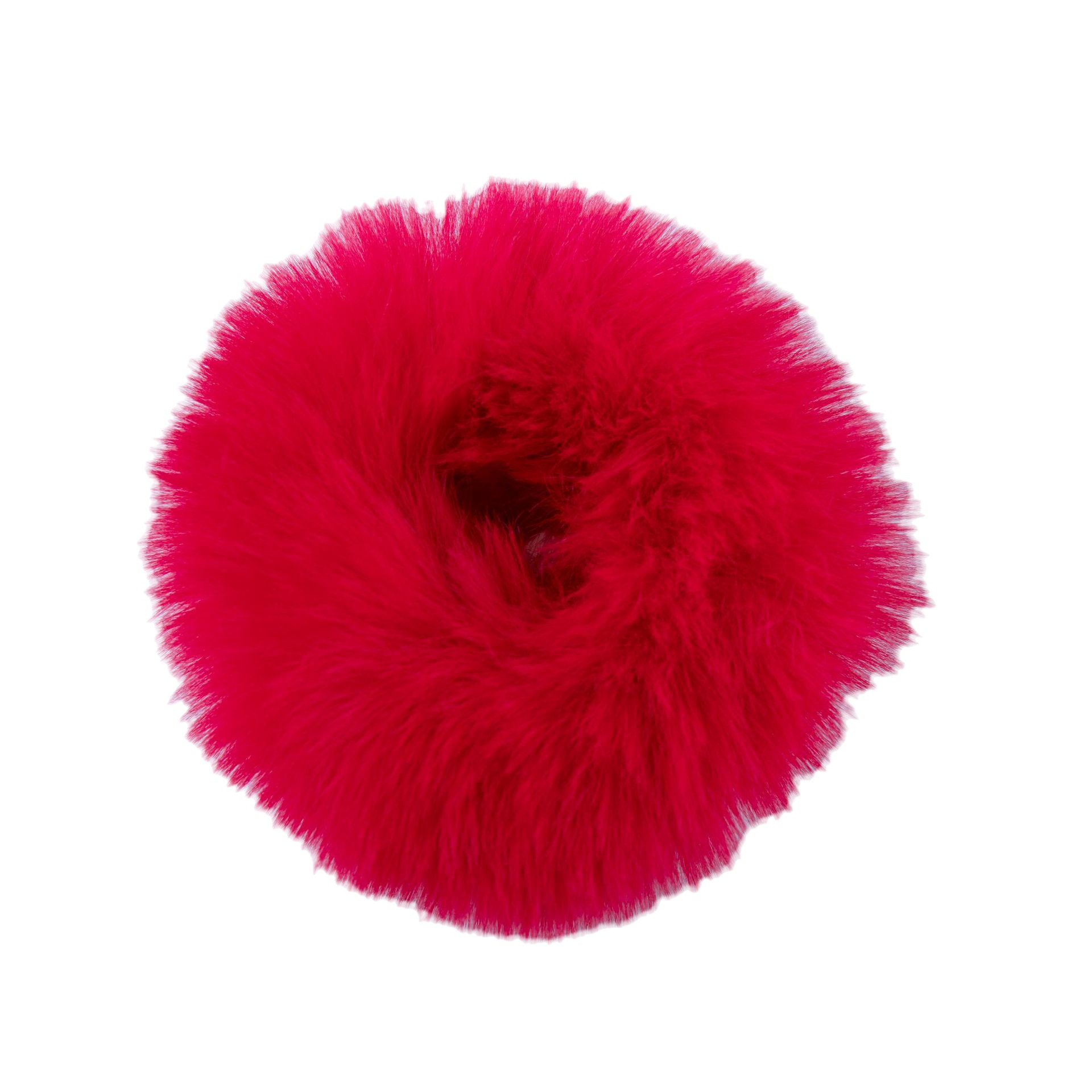Fashion New Spot Plush Hair Tie Cute Girl's Ball Head with Imitation Rabbit Fur Hair Tie Autumn and Winter Multi-Color