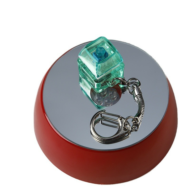 Candy color matching fully transparent acrylic base PC high transparent material pressing artifact Kaka sound crisp shaft tester