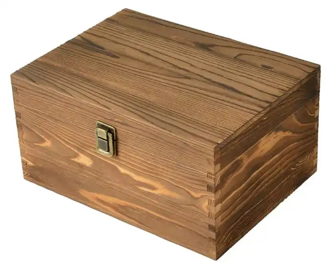 Cao Xian Wooden Box Packaging Factory Solid Wood Gift Box Printed Logo Small Wooden Box Wooden Storage Box Holiday Wooden Packaging