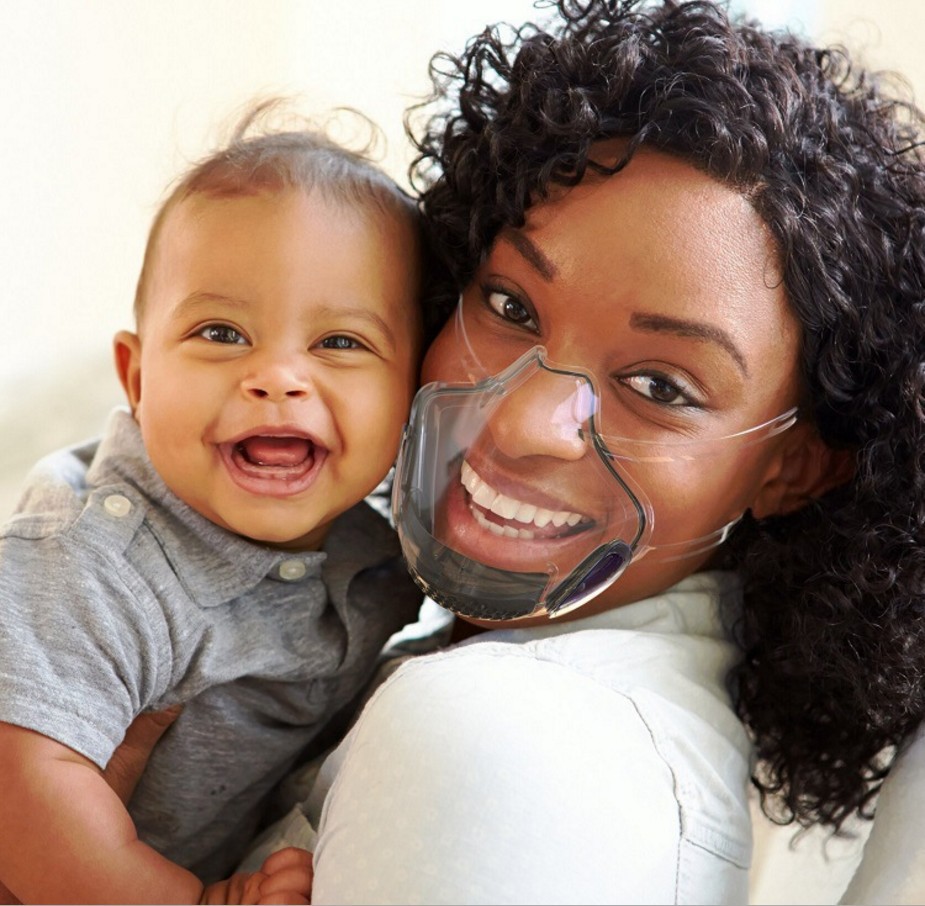 Pc Mask Lip Cover Transparent Protective Mask Anti-Splash Isolation Mask Ultra-Clear Transparent Stereo Mouth