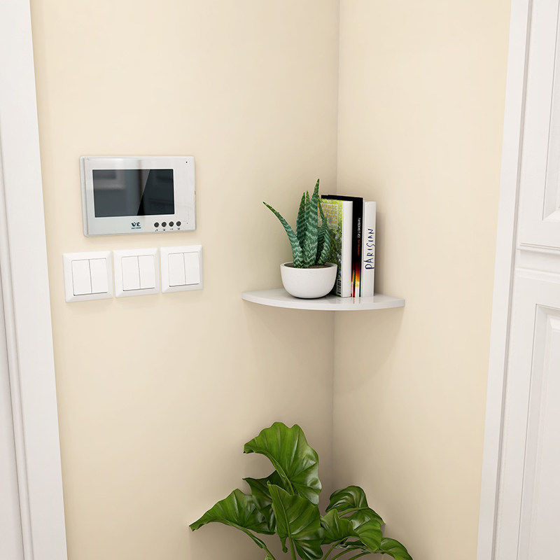 Corner Cabinet Nordic Triangle Living Room Corner Corner Cabinet Bedroom Wall Corner Cabinet Simple Corner Corner Storage Rack