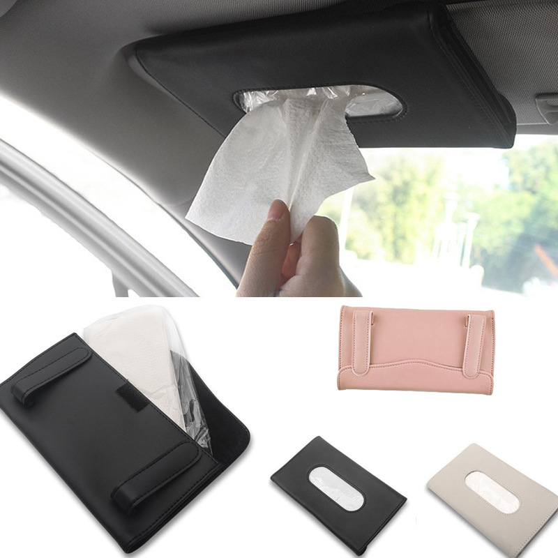New Car Sunshade Special Tissue Box Car Hanging Tissue Bag Car Seat Tissue Box Interior Supplies