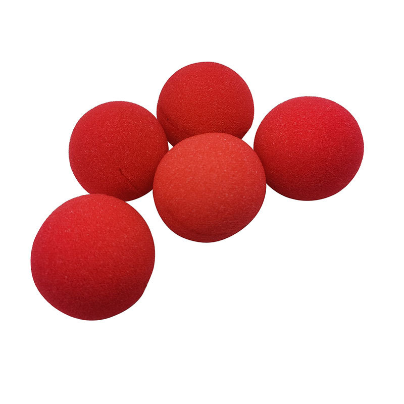 Halloween cosplay clown nose 3/4/5/6cm sponge red nose ball funny sponge props