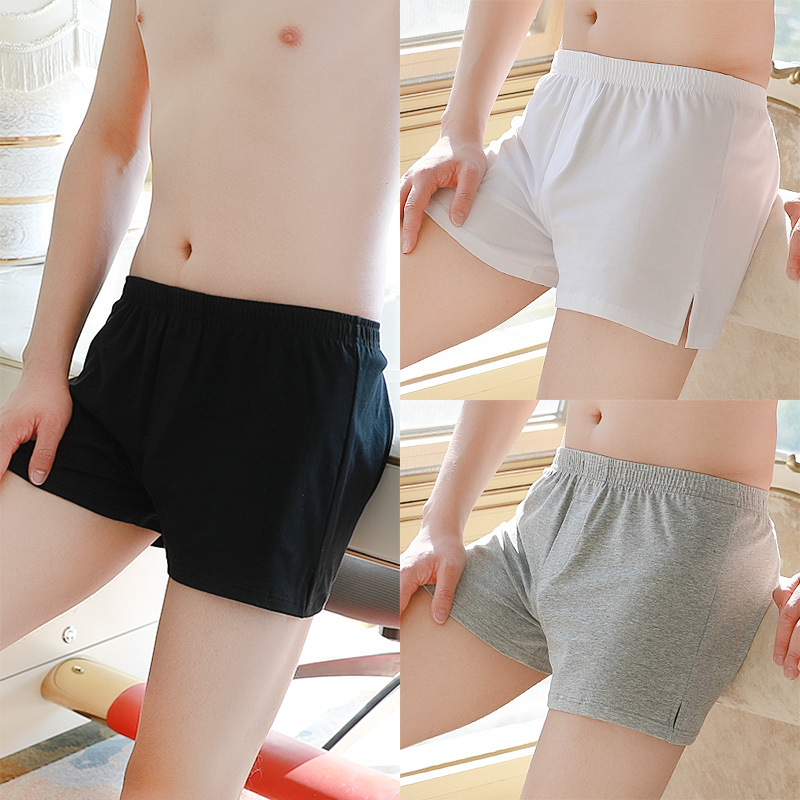 Underwear Men's Cotton Loose Arlo Pants Men's Mid-Waist Simple Boxer Shorts for Chubby Men's plus size Boxer Shorts for Men