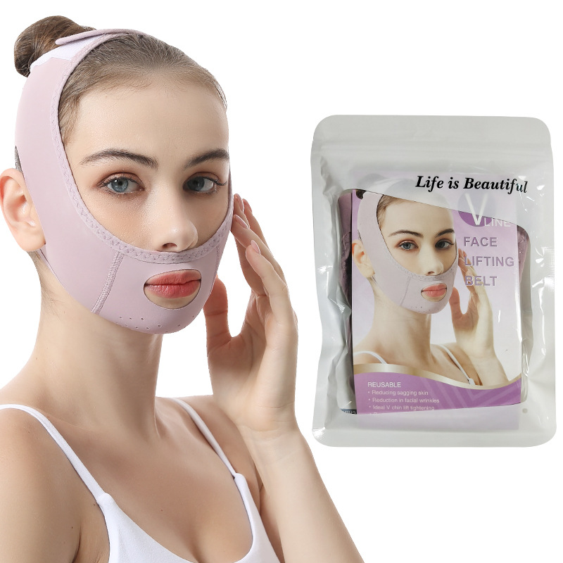 Upgraded cool face-lift bandage Green/purple face-lift face-lift instrument trainer face-lift firming V face-lift