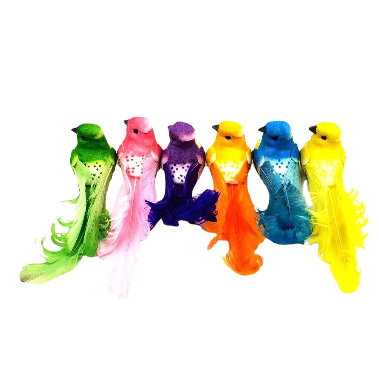 New pre-sale simulation feather bird home green plant garden craft Greening decoration crafts foam fake bird