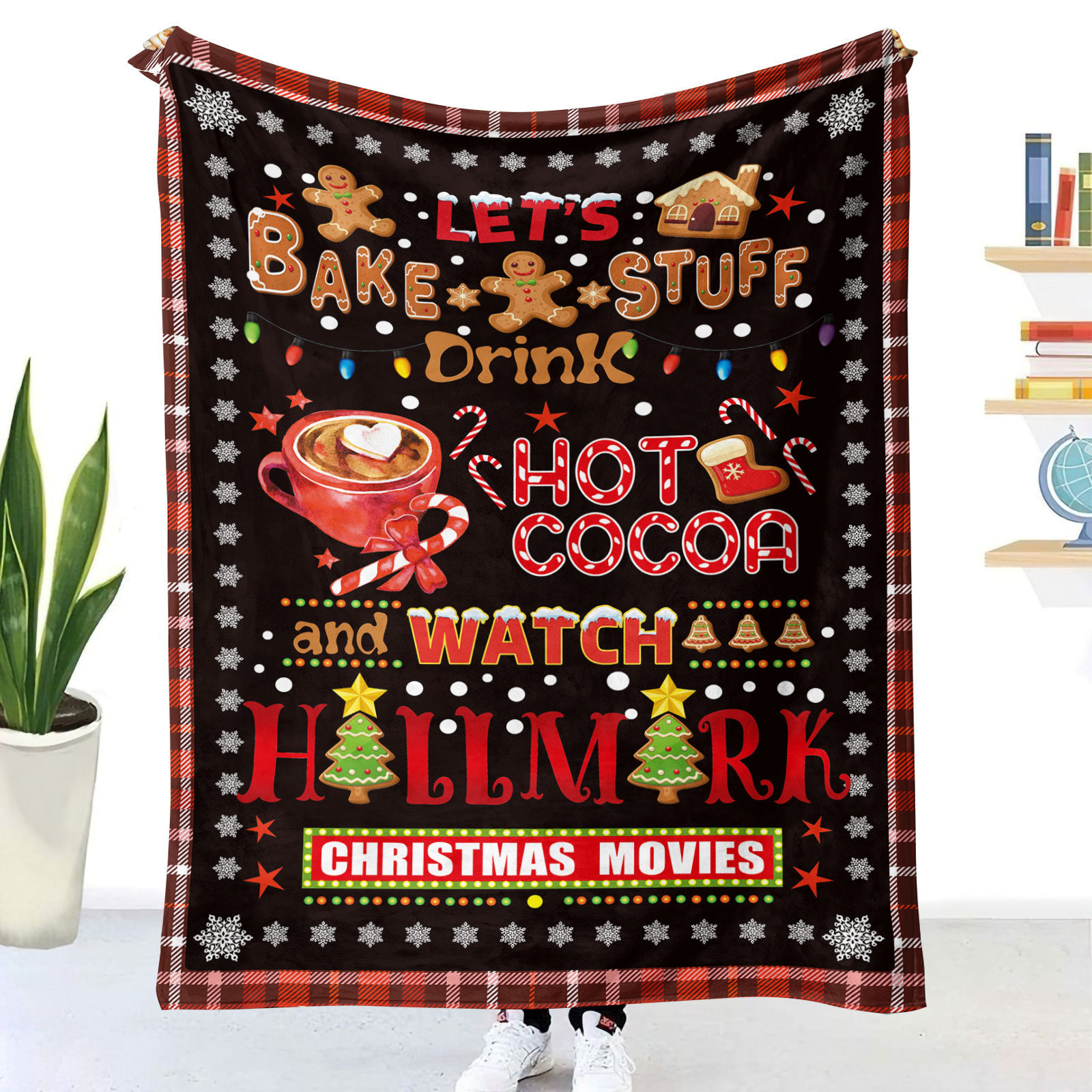 Wholesale thick flannel blanket thick warm office nap children wedding Christmas printing blanket