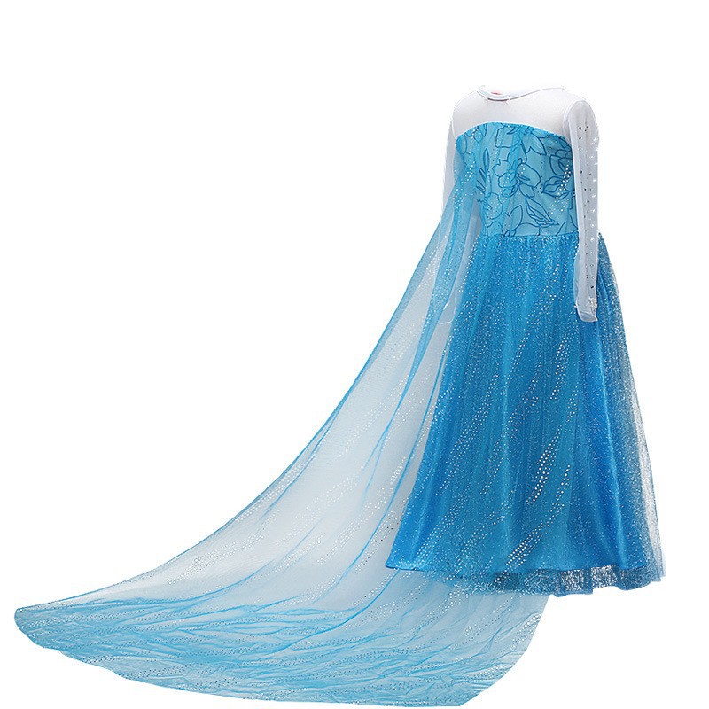 Frozen dress elsa elsa queen dress children's clothing girls' dress summer and autumn elsa princess dress