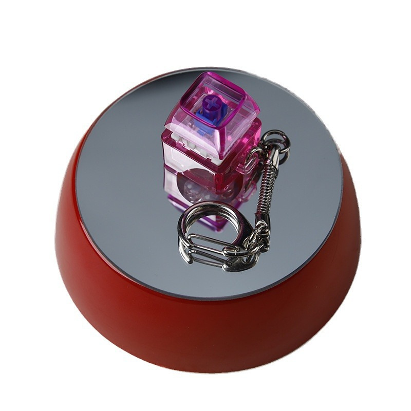 Candy color matching fully transparent acrylic base PC high transparent material pressing artifact Kaka sound crisp shaft tester